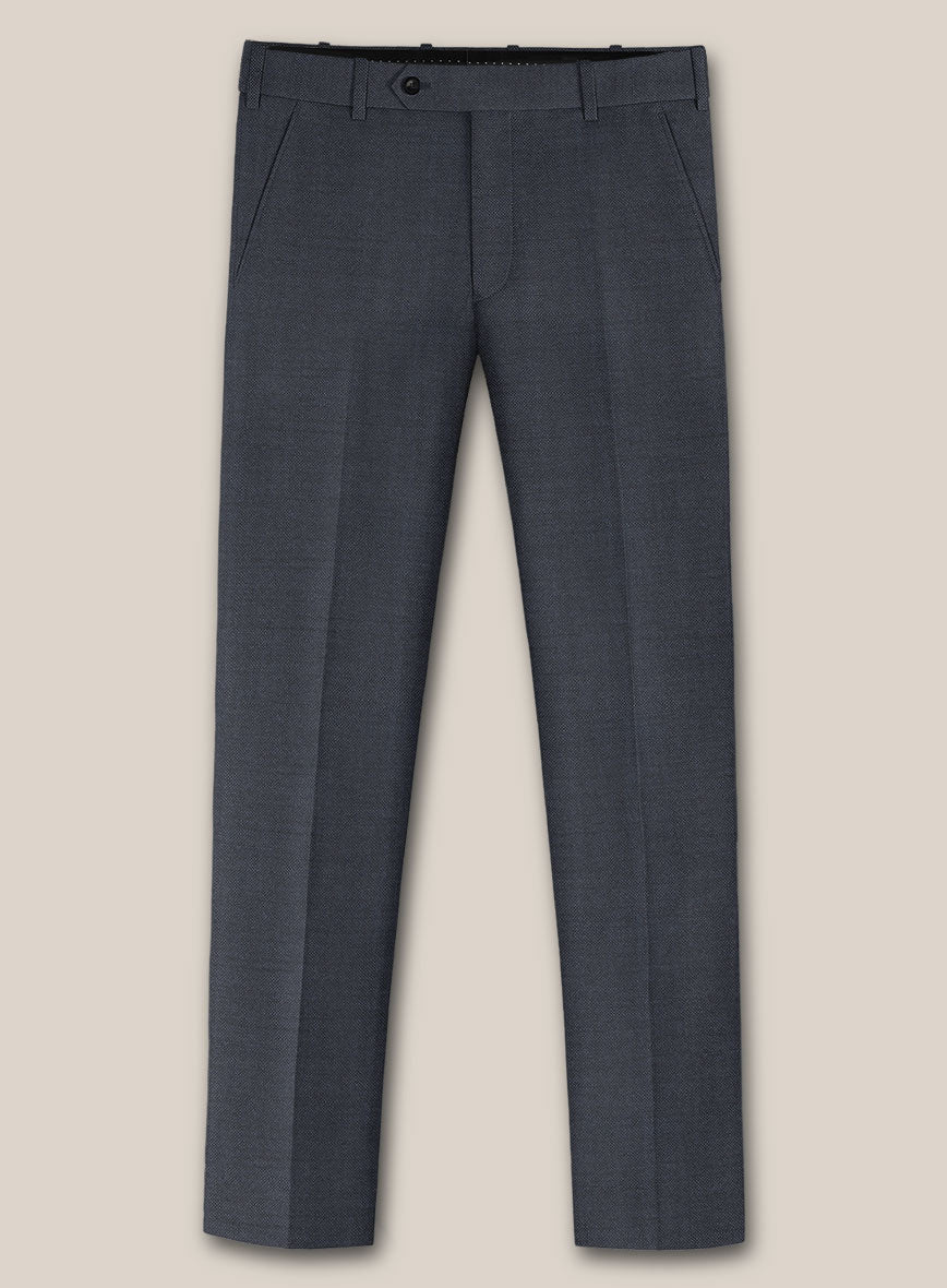 Scabal Cosmopolitan Indigo Blue Wool Suit - StudioSuits