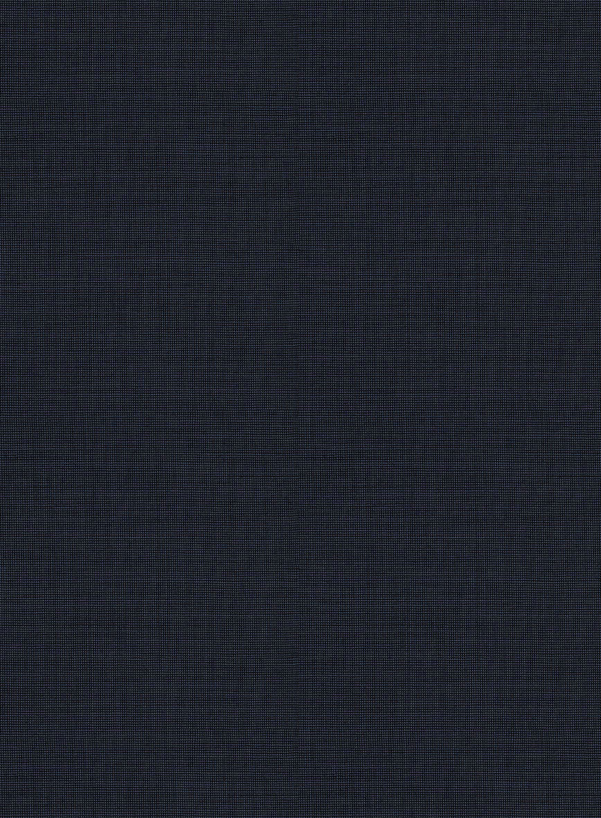 Scabal Cosmopolitan Nailhead Dark Blue Wool Jacket - StudioSuits