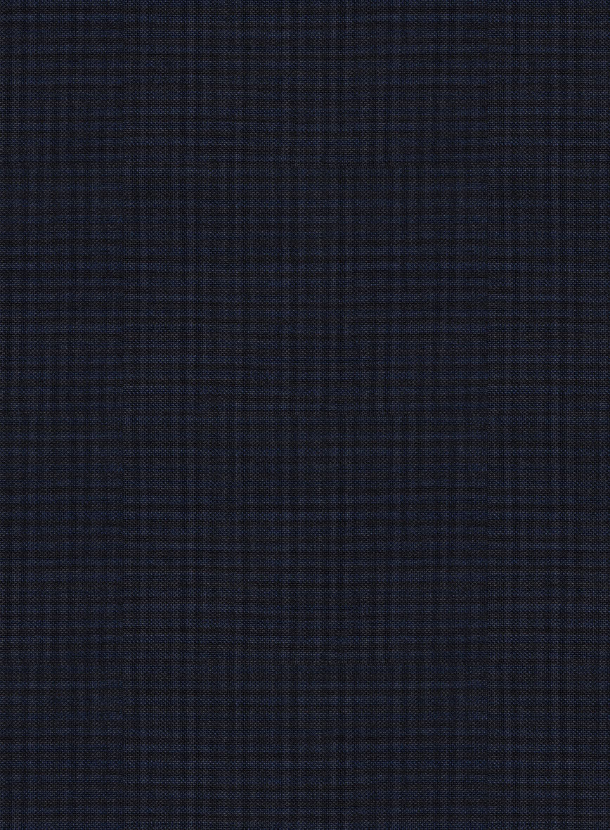 Scabal Cosmopolitan Varlli Blue Wool Jacket - StudioSuits