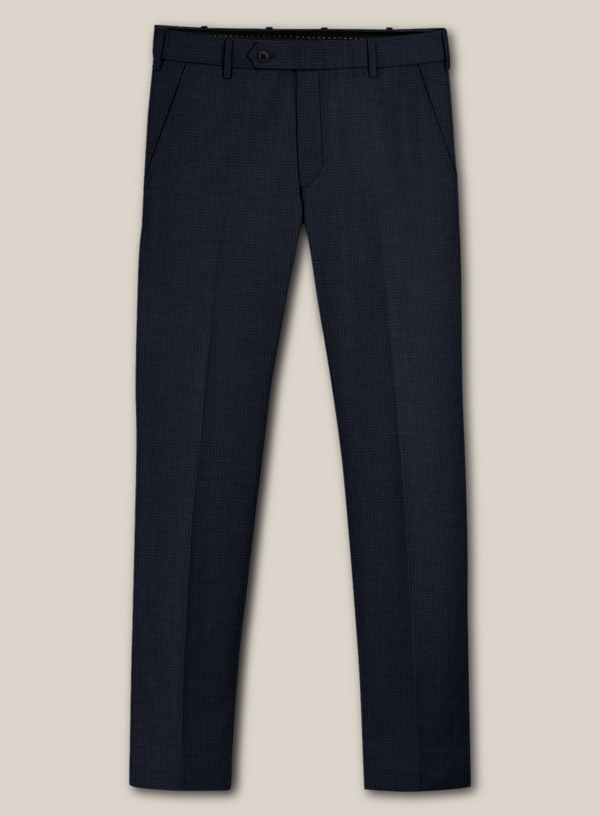 Scabal Cosmopolitan Varlli Blue Wool Suit - StudioSuits
