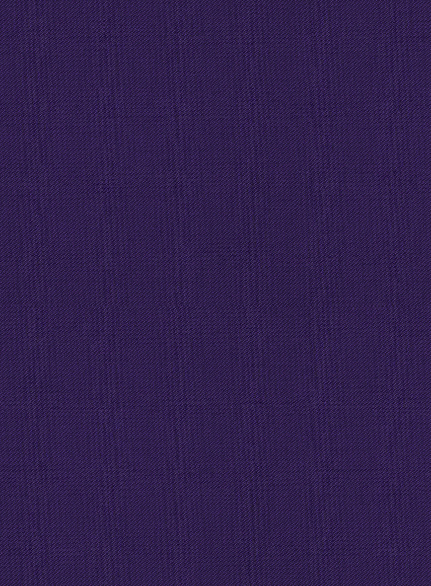 Scabal Eggplant Wool Jacket - StudioSuits
