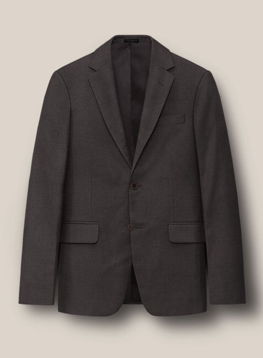 Scabal Gaci Brown Wool Jacket - StudioSuits