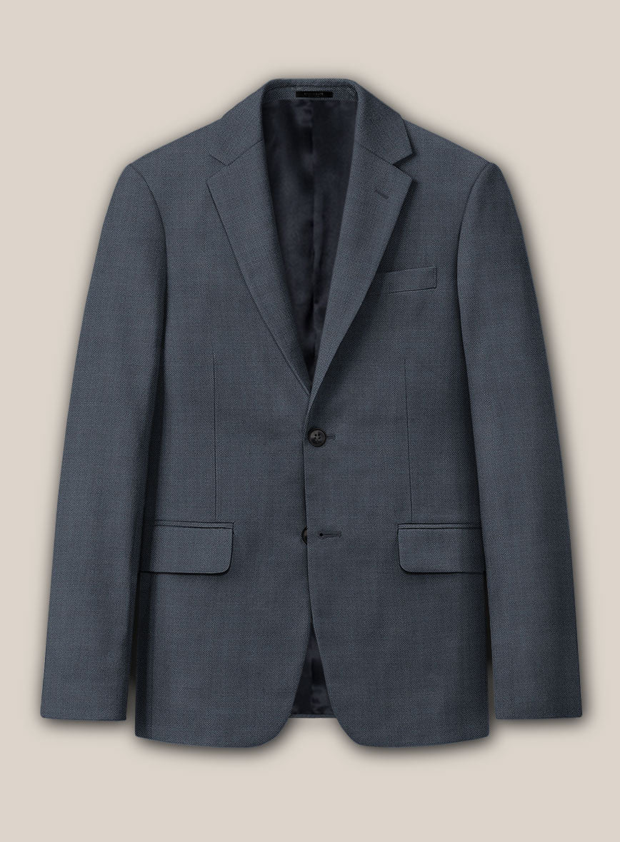 Scabal Isin Twill Blue Wool Suit - StudioSuits