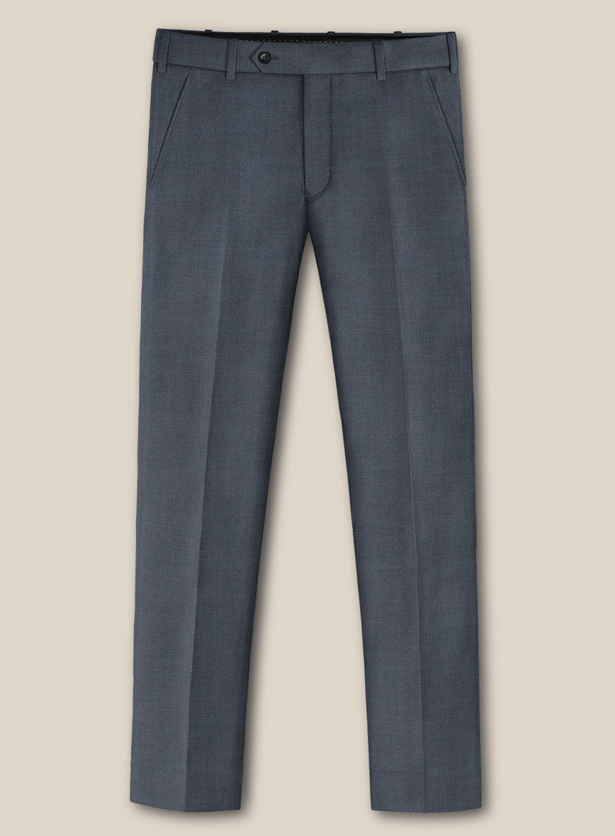 Scabal Isin Twill Blue Wool Suit - StudioSuits