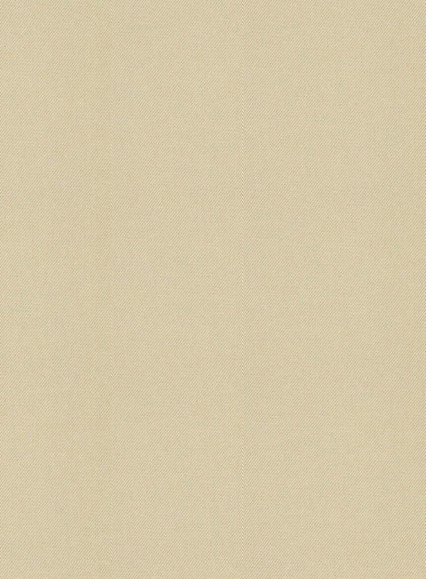 Scabal Khaki Cashmere Cotton Pants - StudioSuits