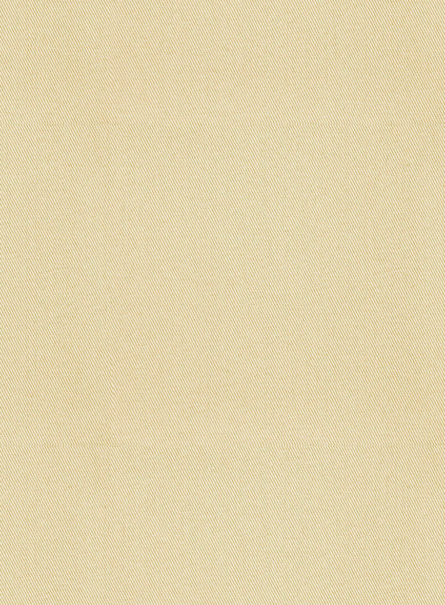 Scabal Latte Beige Cotton Stretch Jacket - StudioSuits