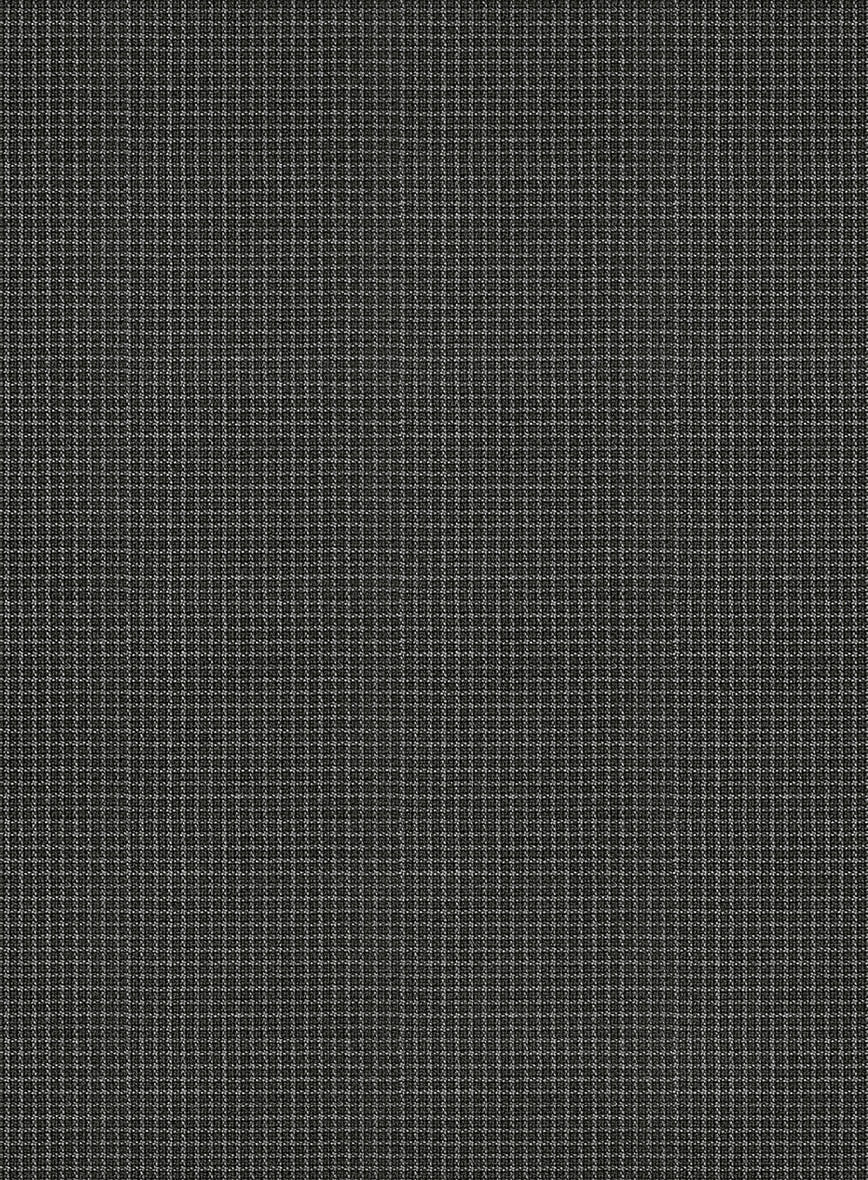 Scabal Londoner Adiel Grid Gray Wool Suit - StudioSuits