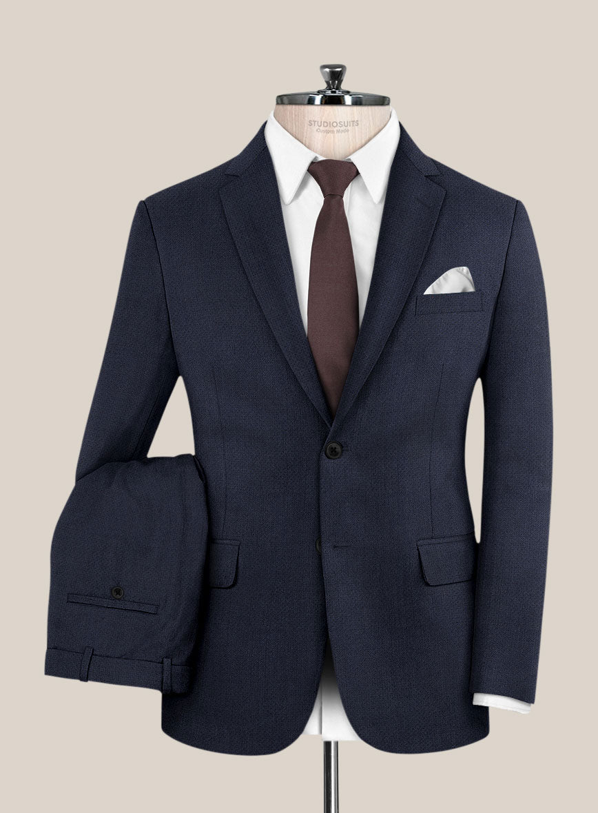 Scabal Londoner Dexi Blue Wool Suit - StudioSuits