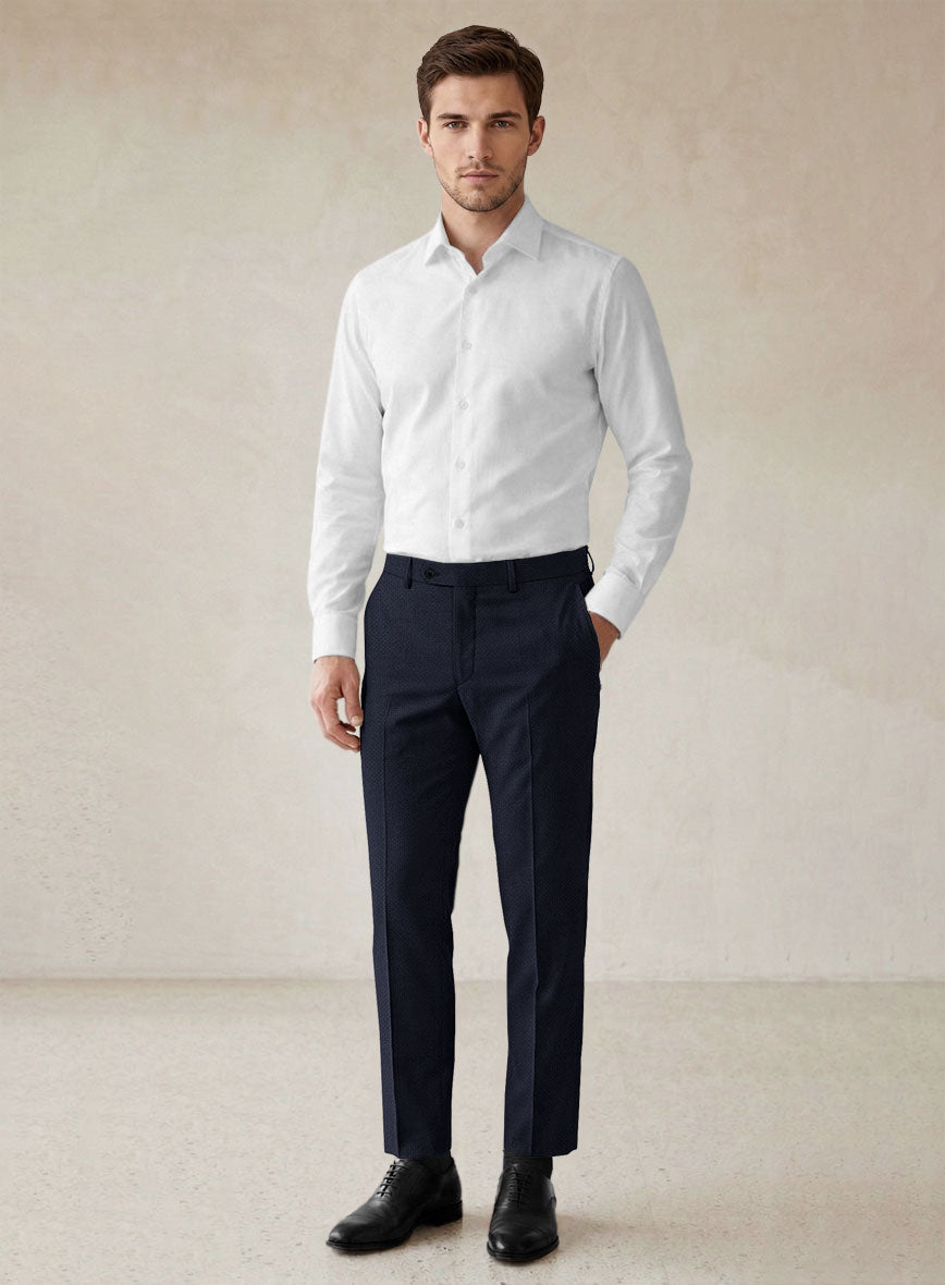 Scabal Londoner Dexi Blue Wool Suit - StudioSuits