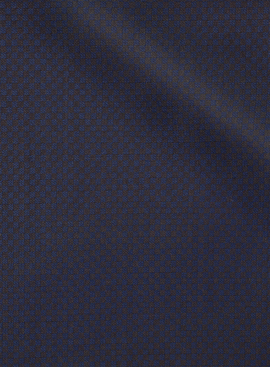 Scabal Londoner Gallo Blue Wool Pants - StudioSuits
