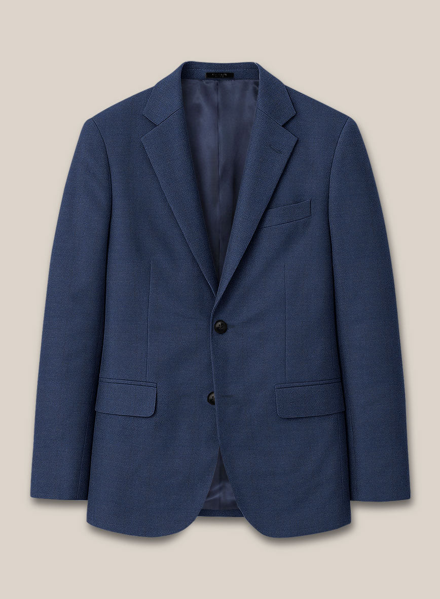 Scabal Londoner Indigo Blue Wool Suit - StudioSuits