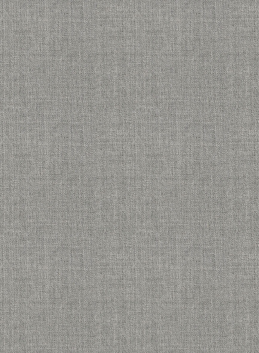 Scabal Londoner Light Gray Wool Suit - StudioSuits