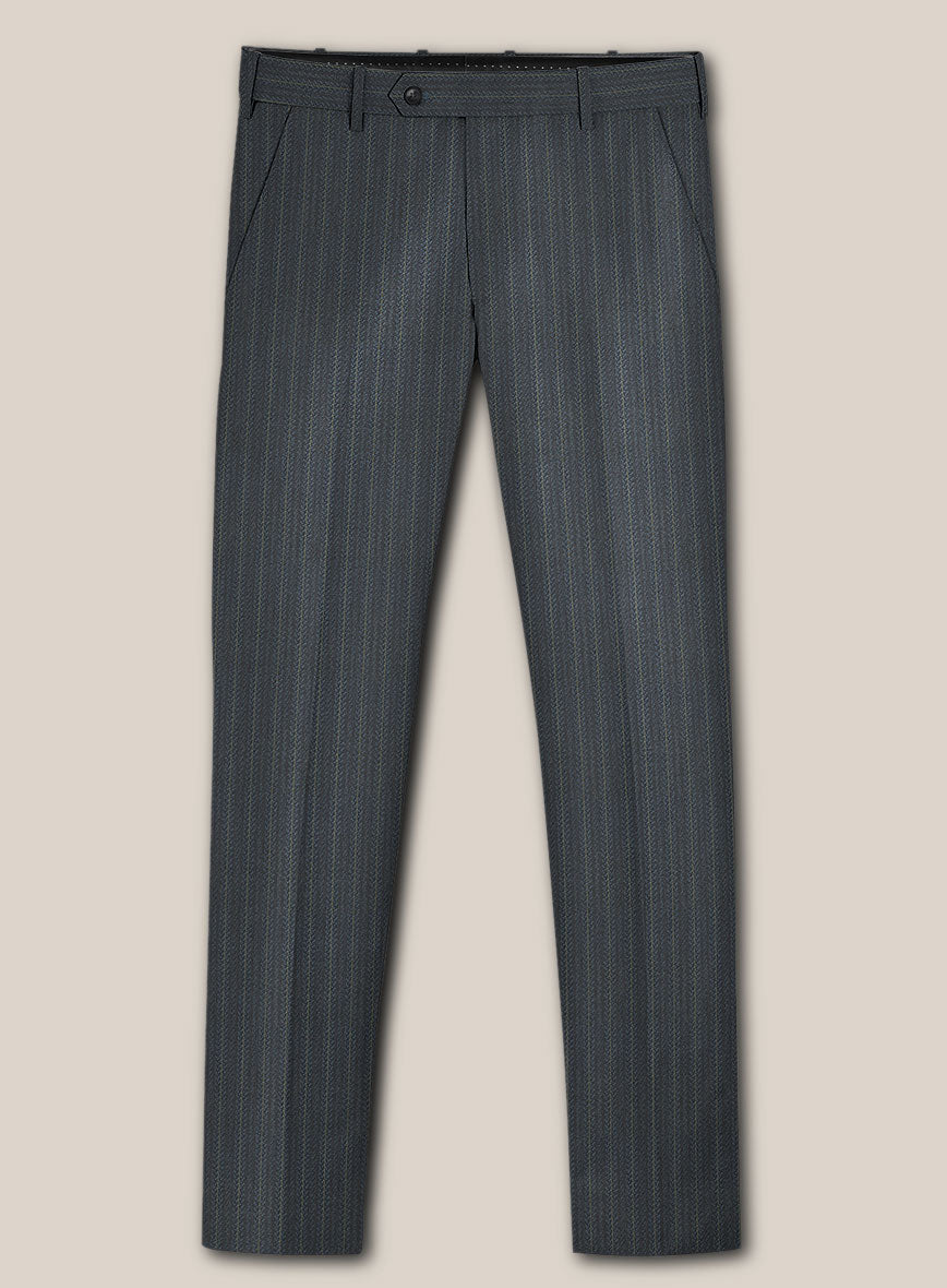 Scabal Londoner Metra Gray Wool Suit - StudioSuits