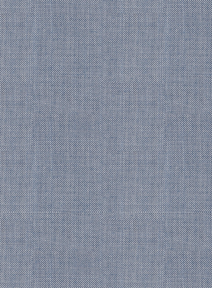 Scabal Londoner Twill Light Blue Wool Jacket - StudioSuits