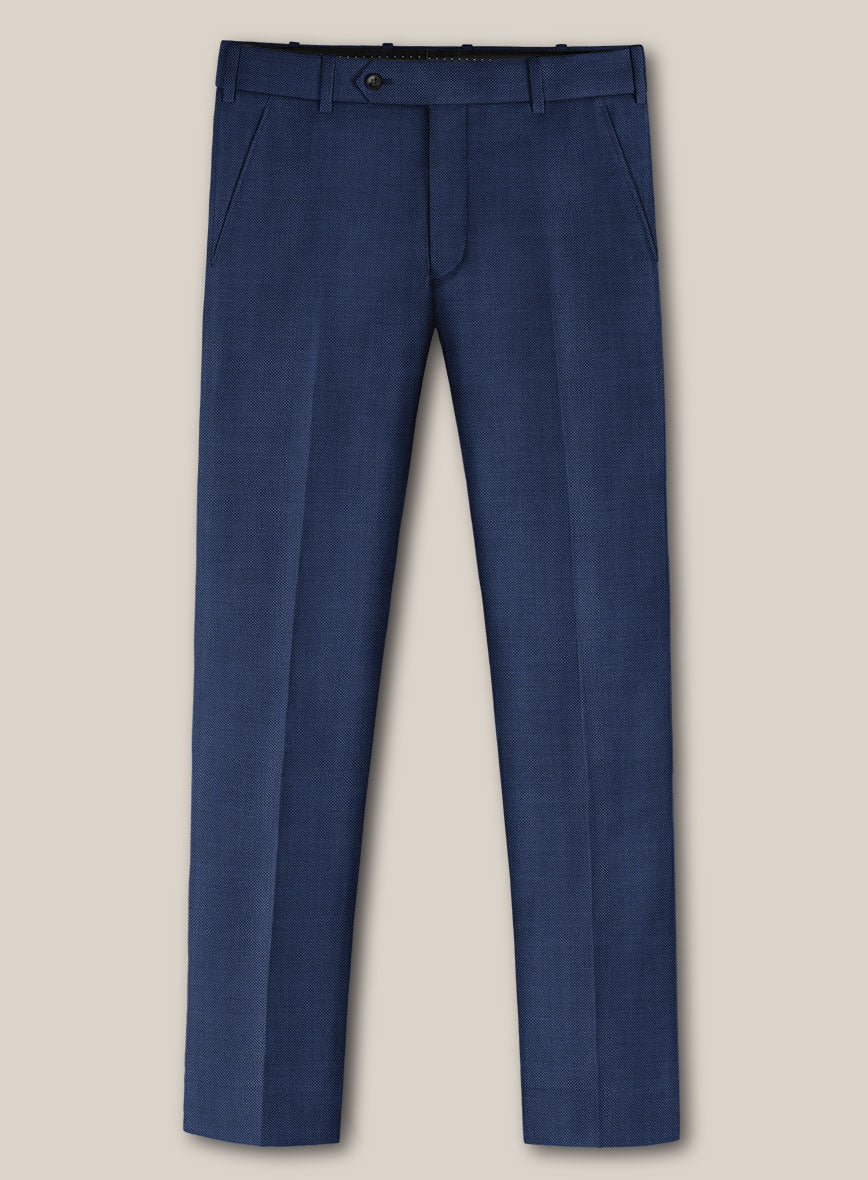 Scabal Lucin Twill Blue Wool Suit - StudioSuits