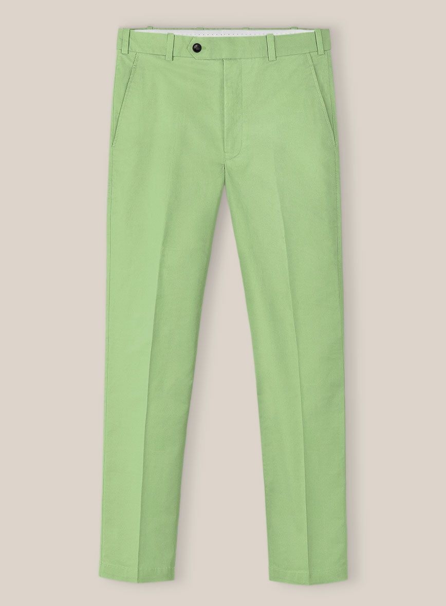 Scabal Nasty Green Cashmere Cotton Suit - StudioSuits