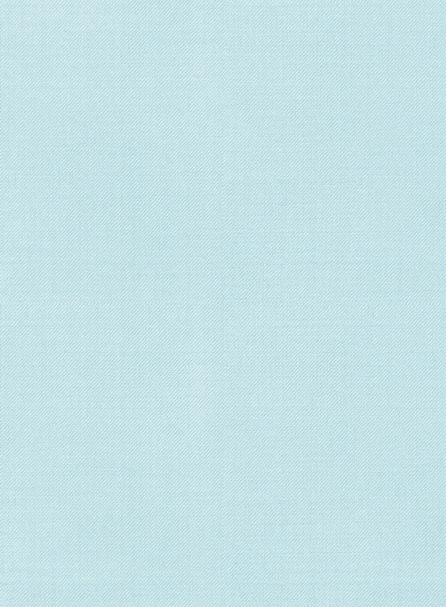 Scabal Pale Blue Wool Suit - StudioSuits