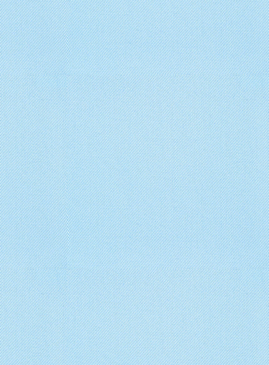 Scabal Pastel Blue Cotton Stretch Jacket - StudioSuits