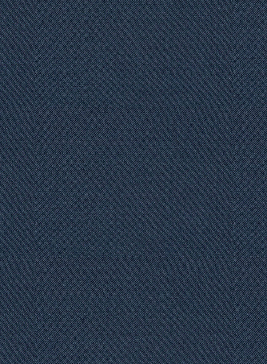 Scabal Potri Prussian Blue Wool Suit - StudioSuits