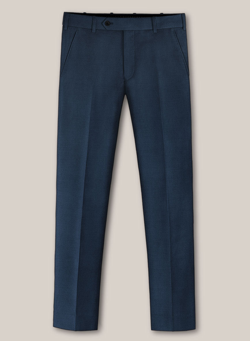 Scabal Potri Prussian Blue Wool Suit - StudioSuits