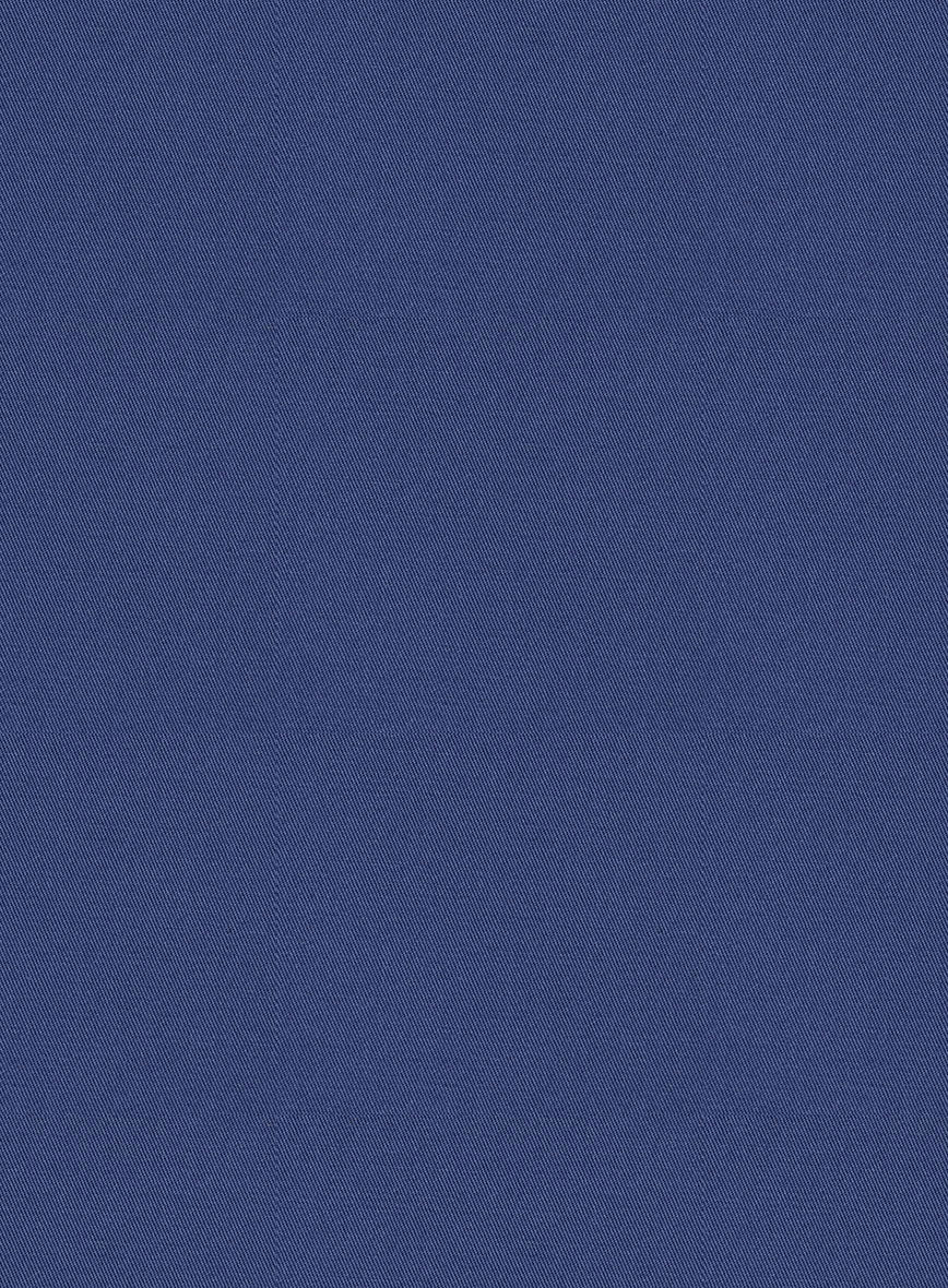 Scabal Royal Blue Cashmere Cotton Jacket - StudioSuits