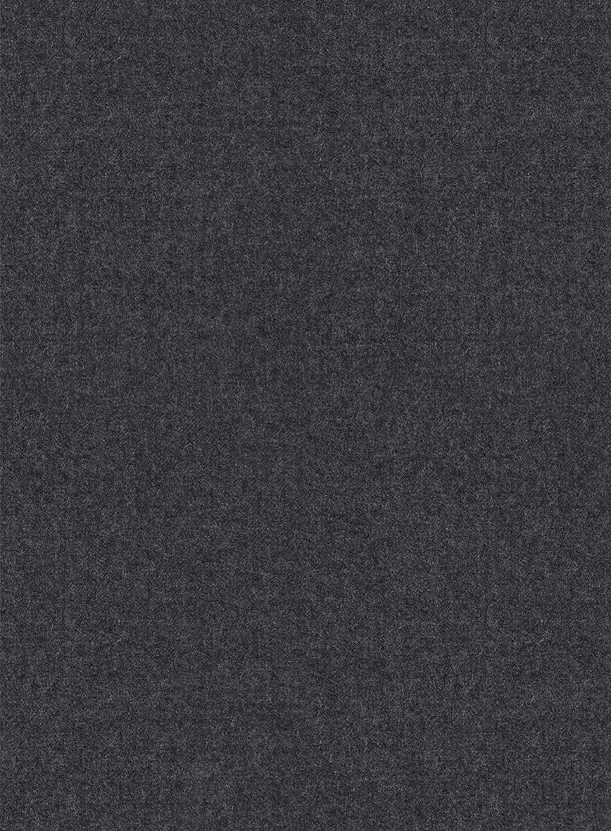 Scabal Sapphire Gray Wool Pants - StudioSuits