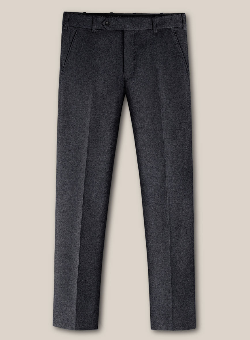 Scabal Sapphire Gray Wool Suit - StudioSuits