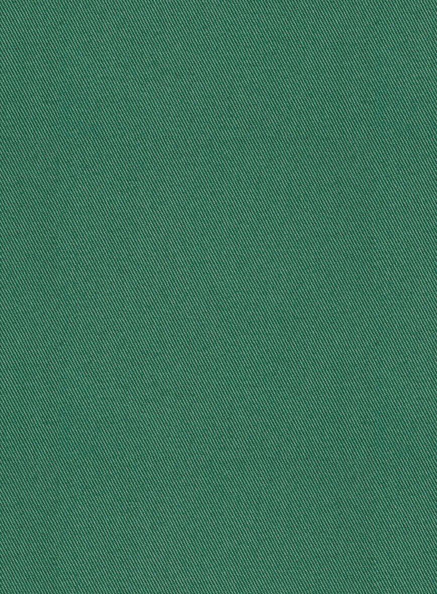 Scabal Sea Green Cotton Stretch Jacket - StudioSuits