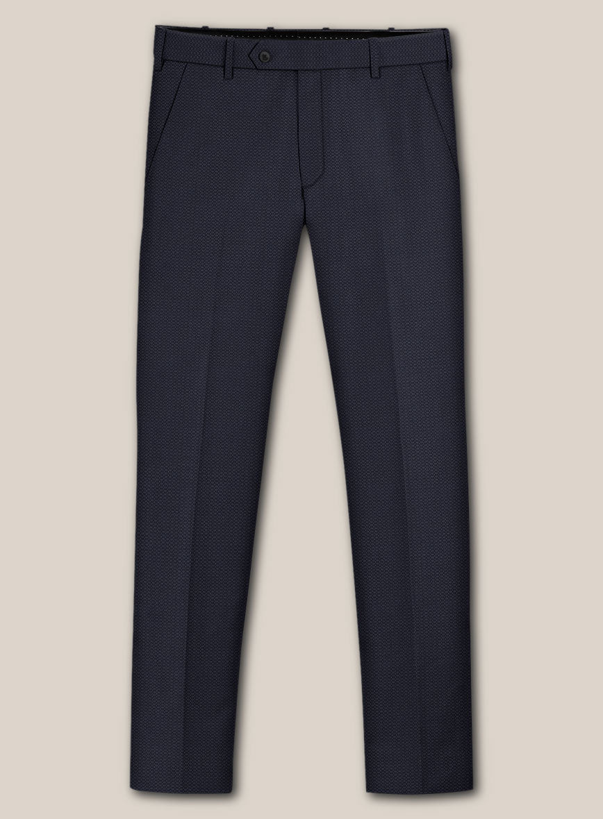 Scabal Tornado Blasi Blue Wool Suit - StudioSuits