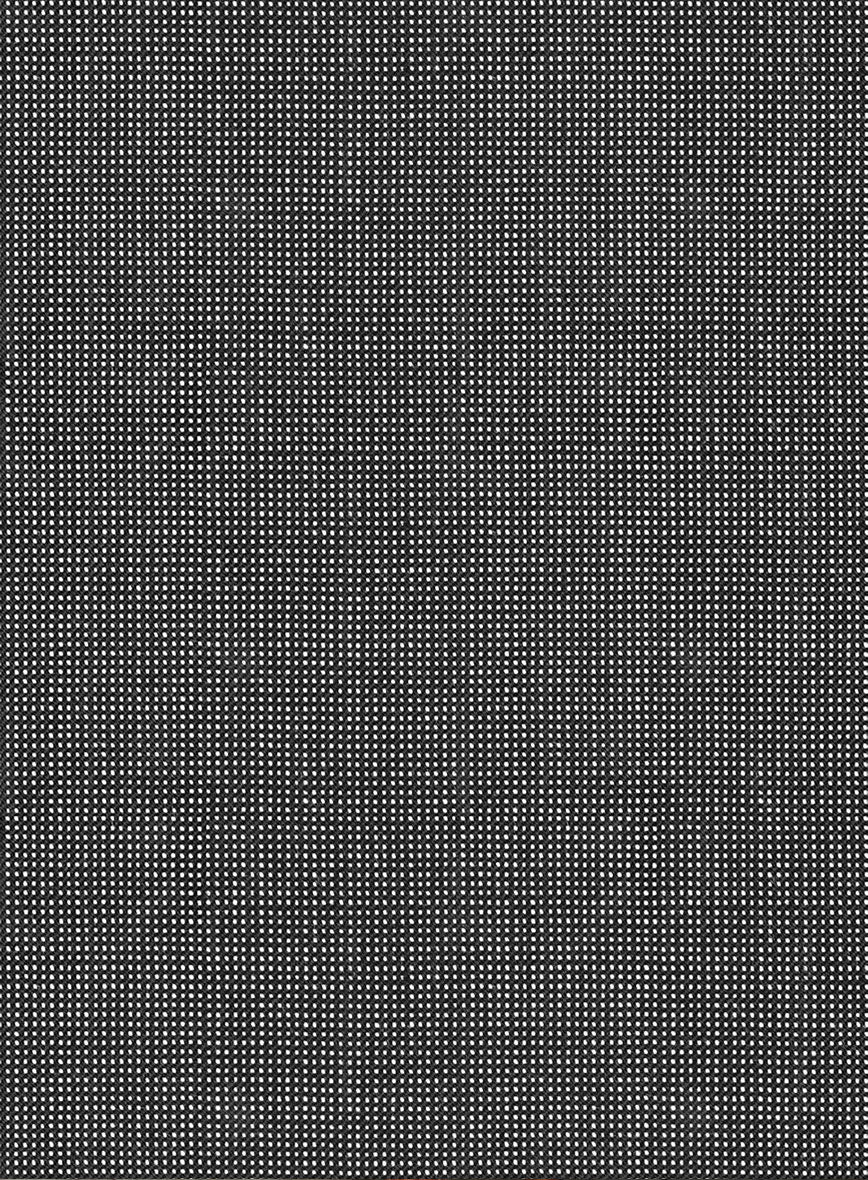 Scabal Tornado Pin Check Black Wool Suit - StudioSuits