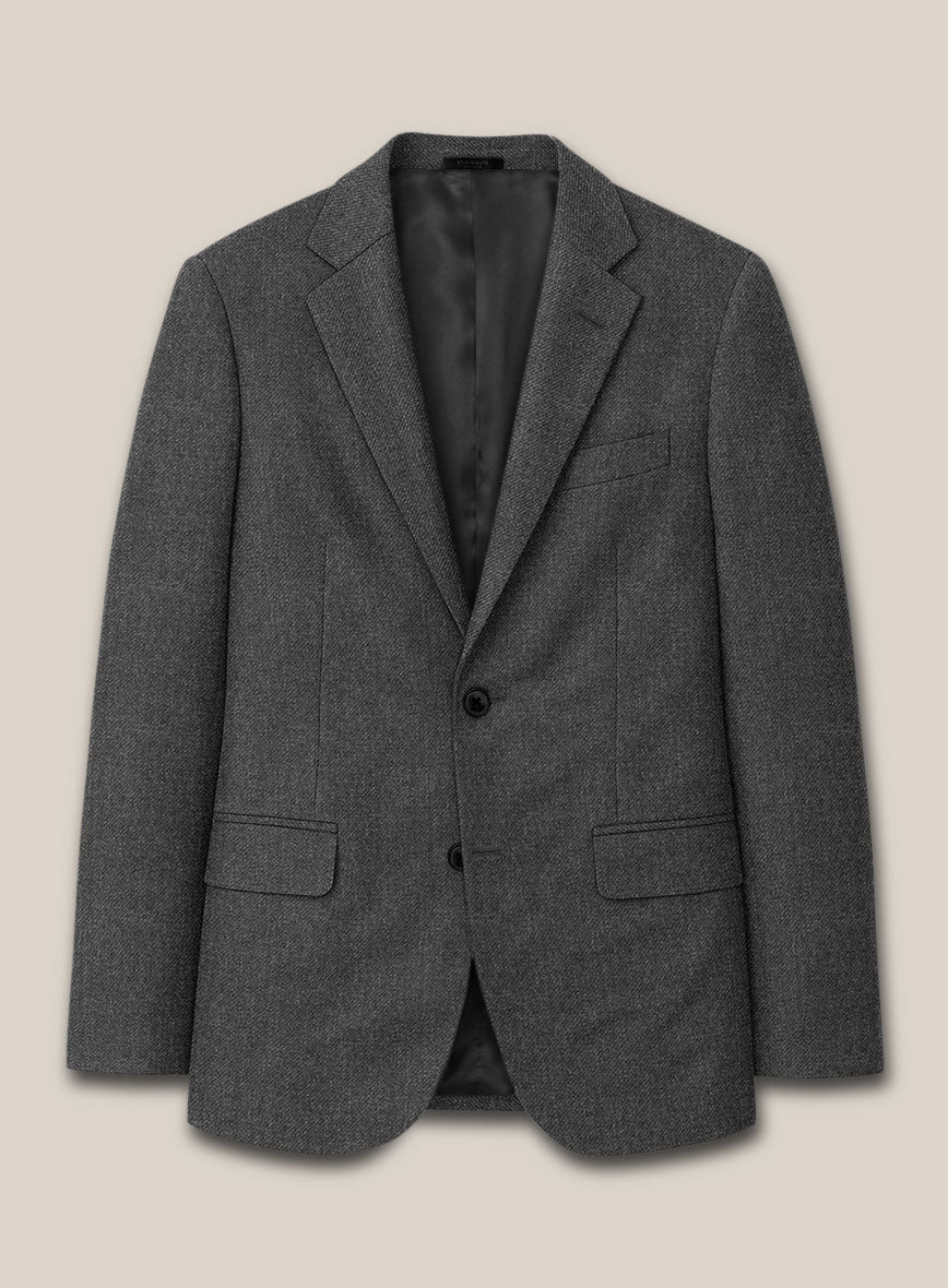 Scabal Tornado Renar Gray Wool Jacket - StudioSuits