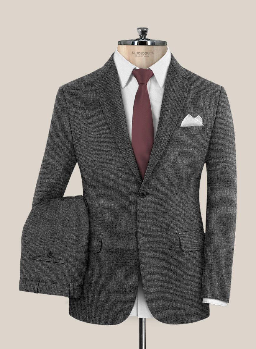 Scabal Tornado Renar Gray Wool Suit - StudioSuits