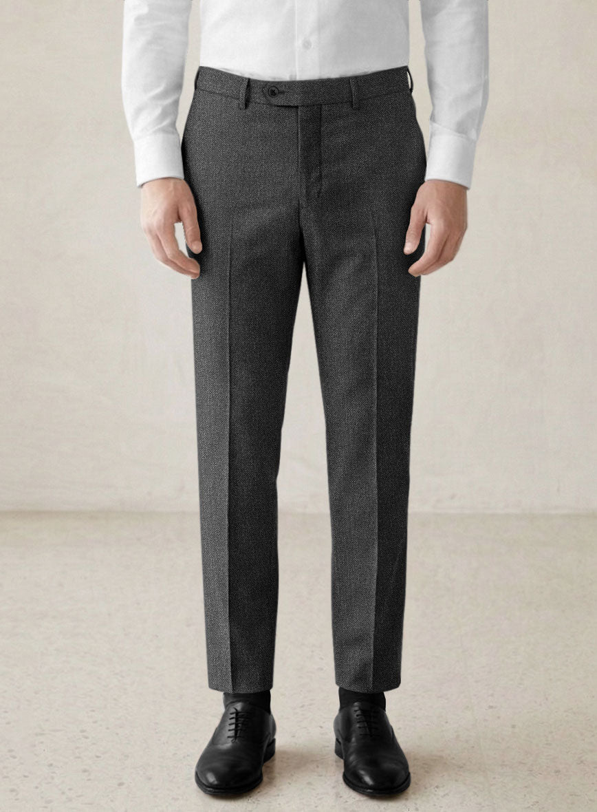 Scabal Tornado Renar Gray Wool Suit - StudioSuits