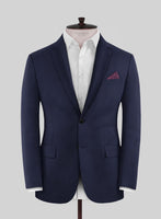 Scabal Alnip Indigo Blue Wool Jacket - StudioSuits