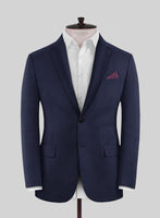 Scabal Alnip Indigo Blue Wool Suit - StudioSuits
