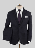 Scabal Alsa Stripe Blue Wool Suit - StudioSuits