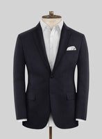 Scabal Alsa Stripe Blue Wool Suit - StudioSuits