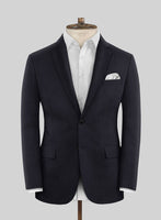 Scabal Alsa Stripe Blue Wool Suit - StudioSuits