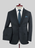 Scabal Alve Blue Wool Suit - StudioSuits