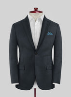 Scabal Alve Blue Wool Suit - StudioSuits