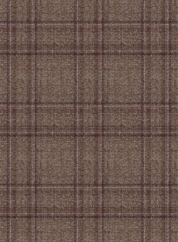 Scabal Amber Brown Wool Jacket - StudioSuits