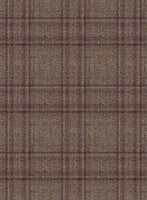 Scabal Amber Brown Wool Jacket - StudioSuits