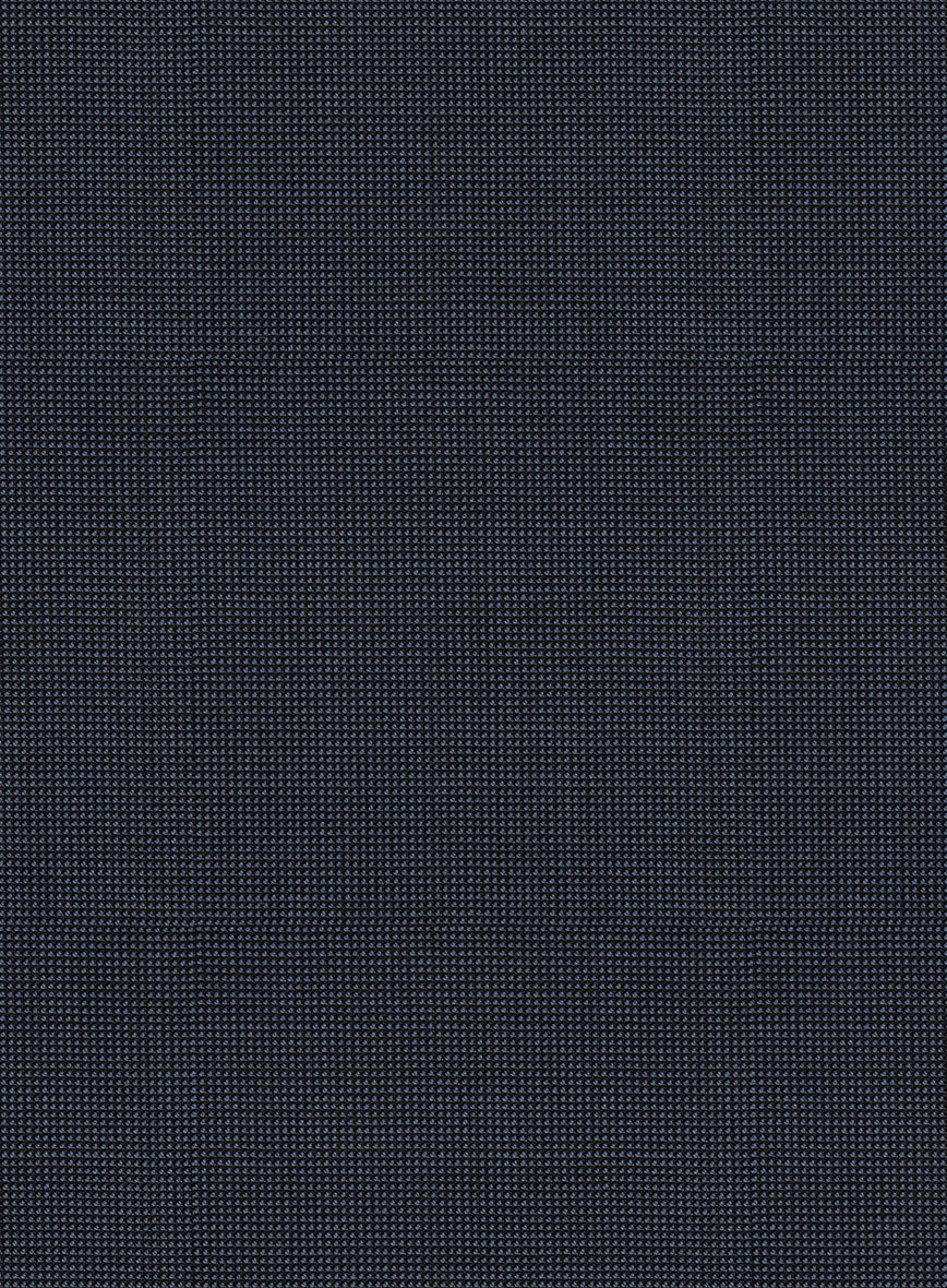 Scabal Aritmi Pinhead Blue Wool Jacket - StudioSuits