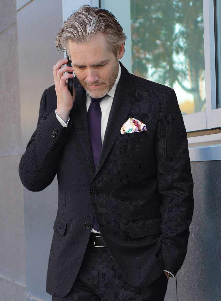 Scabal Avejio Blue Wool Jacket - StudioSuits