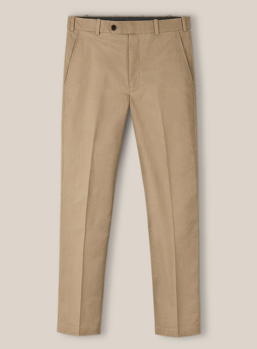 Scabal Beige Cashmere Cotton Suit - StudioSuits