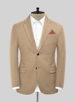 Scabal Beige Cashmere Cotton Suit - StudioSuits