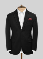 Scabal Black Cashmere Cotton Jacket - StudioSuits