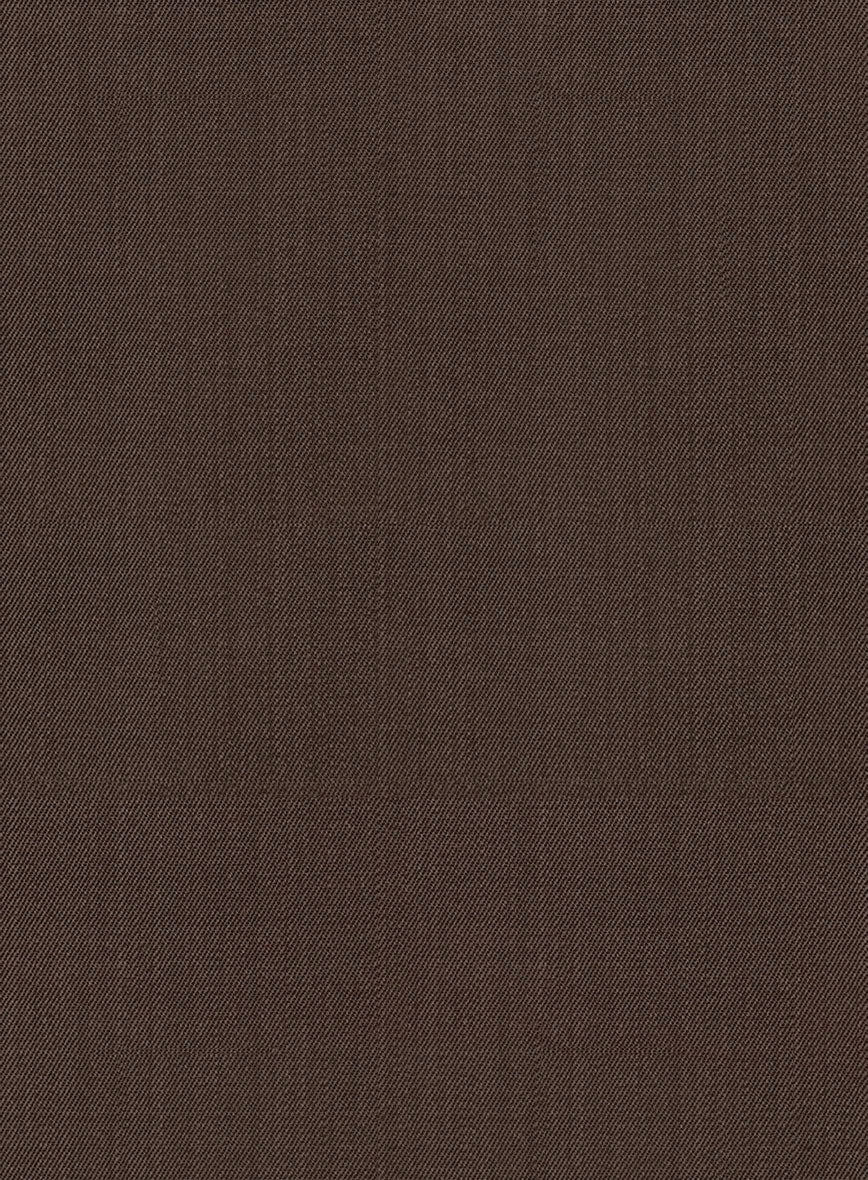 Scabal Brown Wool Suit - StudioSuits