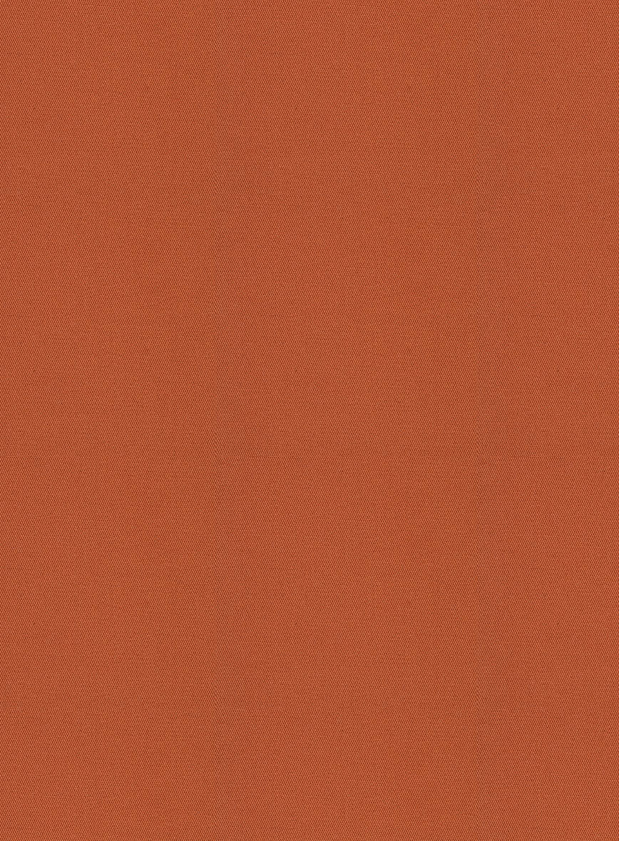 Scabal Burnt Orange Cashmere Cotton Suit - StudioSuits