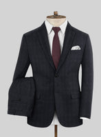 Scabal Cacho Checks Blue Wool Suit - StudioSuits